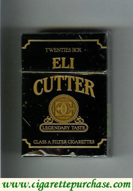 Eli Cutter Legendary Taste cigarettes hard box